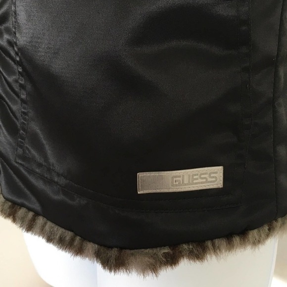 Guess Reversible Faux Fur Vest - Picture 6 of 8